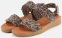 Nature Footwear Leopard Print Karen Sandal Brown Dames - Thumbnail 3