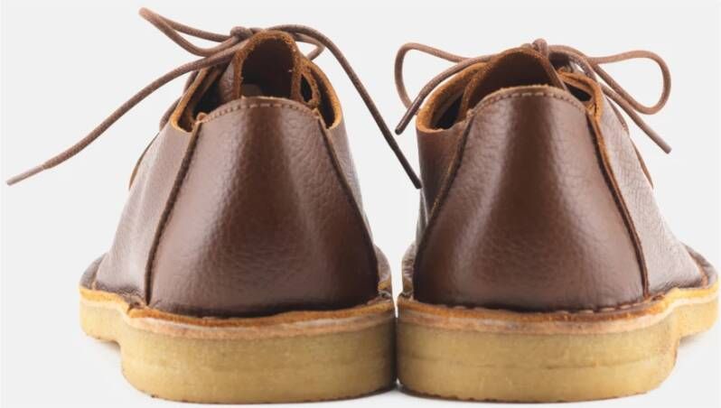 Nature Footwear Emil Leren Schoenen Brown Heren