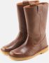 Nature Footwear Tabak Leren Hoge Laarzen Luna Brown Dames - Thumbnail 2