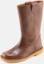 Nature Footwear Tabak Leren Hoge Laarzen Luna Brown Dames - Thumbnail 4