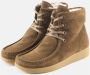 Nature Footwear Luxe Suède Winterlaars Asta Olijf Green Dames - Thumbnail 2
