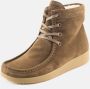 Nature Footwear Luxe Suède Winterlaars Asta Olijf Green Dames - Thumbnail 4
