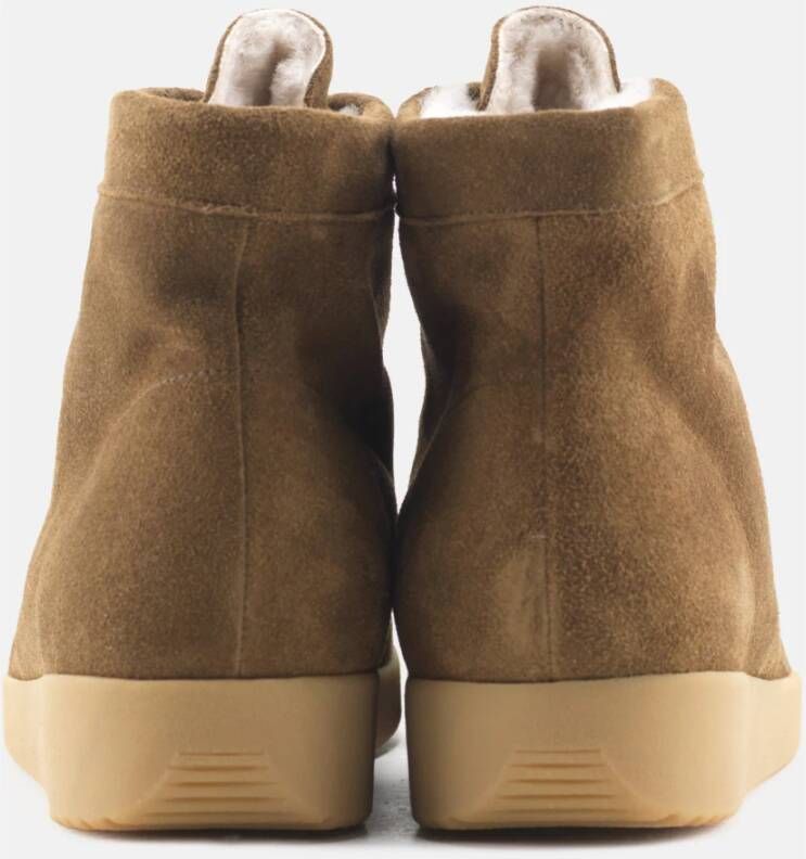 Nature Footwear Luxe Suède Winterlaars Asta Olijf Green Dames