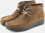Nature Footwear Luxe Suède Olijf Veterschoenen Green Heren - Thumbnail 2