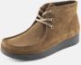 Nature Footwear Luxe Suède Olijf Veterschoenen Green Heren - Thumbnail 4