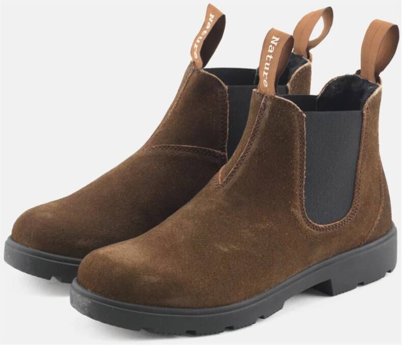 Nature Footwear Mahonie Olie Suède Winterlaars Brown Dames