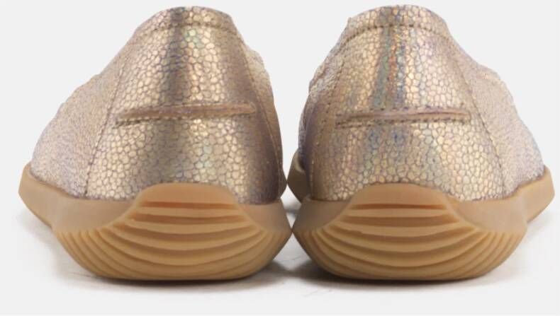 Nature Footwear Marie Ballerina Metallic Suede Multicolor Dames