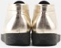 Nature Footwear Metallic Suède Veterschoen Yellow Dames - Thumbnail 5