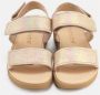 Nature Footwear Metallic Suède Sandaal Multicolor Dames - Thumbnail 3