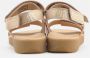Nature Footwear Metallic Suède Sandaal Multicolor Dames - Thumbnail 5