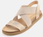 Nature Footwear Metallic Suède Sandaal Multicolor Stijl Multicolor Dames - Thumbnail 4