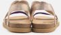 Nature Footwear Metallic Suède Sandaal Multicolor Stijl Multicolor Dames - Thumbnail 5