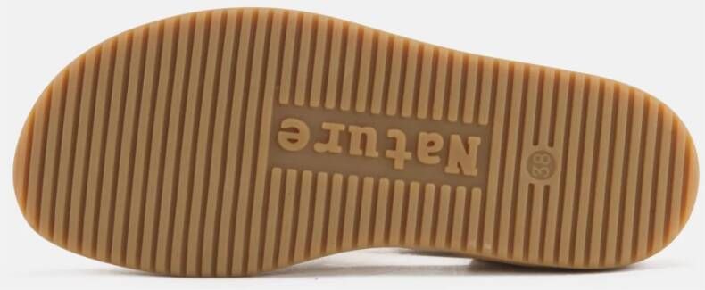 Nature Footwear Metallic Suède Sandaal Multicolor Stijl Multicolor Dames