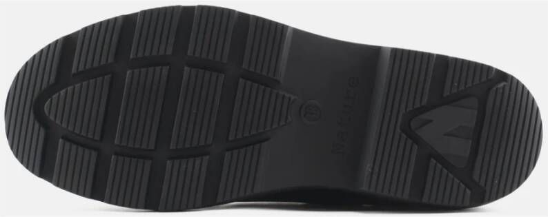 Nature Footwear Nubuck Winterlaars met wollen voering Black Dames