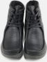 Nature Footwear Zwarte Leren Laars met Chroomvrije Lamsvachtvoering Black Dames - Thumbnail 3