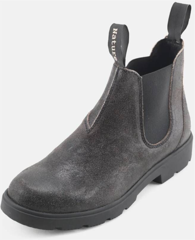 Nature Footwear Gorm Leren Laars Zwart Black Heren