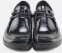 Nature Footwear Zwarte leren veterschoenen Black Dames - Thumbnail 3