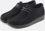 Nature Footwear Zwarte Suède Veterschoenen Black Dames - Thumbnail 2