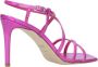 Ncub Fuchsia Patent Sandalen met Enkelband Pink Dames - Thumbnail 3