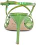 Ncub Groene Glanzende Sandaal Model Mony - Thumbnail 2