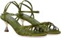 Ncub Sandalen Mamy Green Heeled Sandal in groen - Thumbnail 3