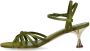Ncub Sandalen Mamy Green Heeled Sandal in groen - Thumbnail 4
