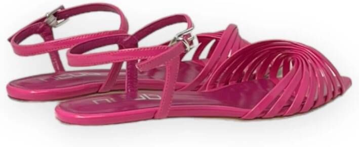 Ncub Hoge Hak Sandalen Pink Dames