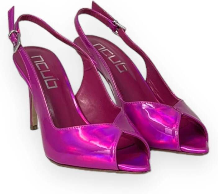 Ncub Hoge Hak Sandalen Pink Dames