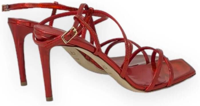 Ncub Hoge Sandalen Red Dames