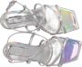 Ncub Sandalen PREWI SILBERNE SANDALE MIT ABSATZ in zilver - Thumbnail 3