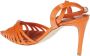 Ncub Oranje Patent Leren Sandalen - Thumbnail 2