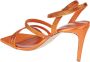 Ncub Oranje Satijnen Sandalen - Thumbnail 2
