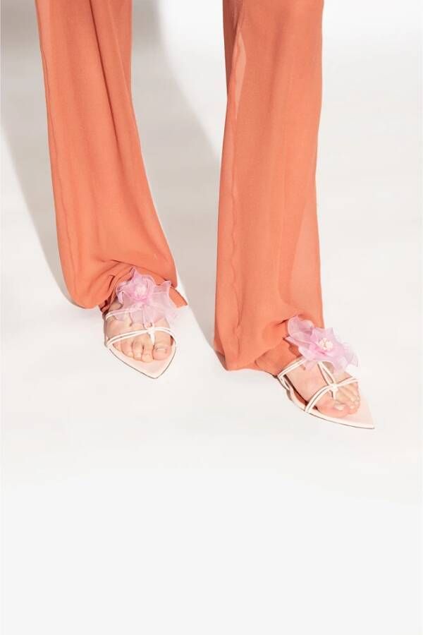 Nensi Dojaka Sandalen met bloemenmotief Roze Dames