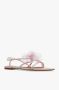 Nensi Dojaka Sandalen met bloemenmotief Roze Dames - Thumbnail 4