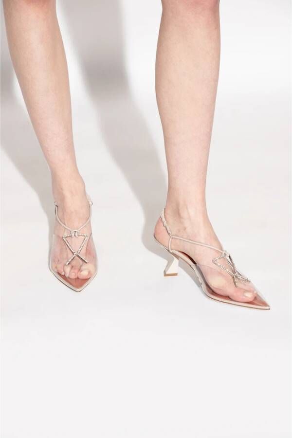 Nensi Dojaka Transparante pumps Grijs Dames