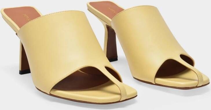Neous Heeled Mules Beige Dames