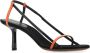 Neous Tweekleurige lederen merg sandalen Zwart Dames - Thumbnail 2