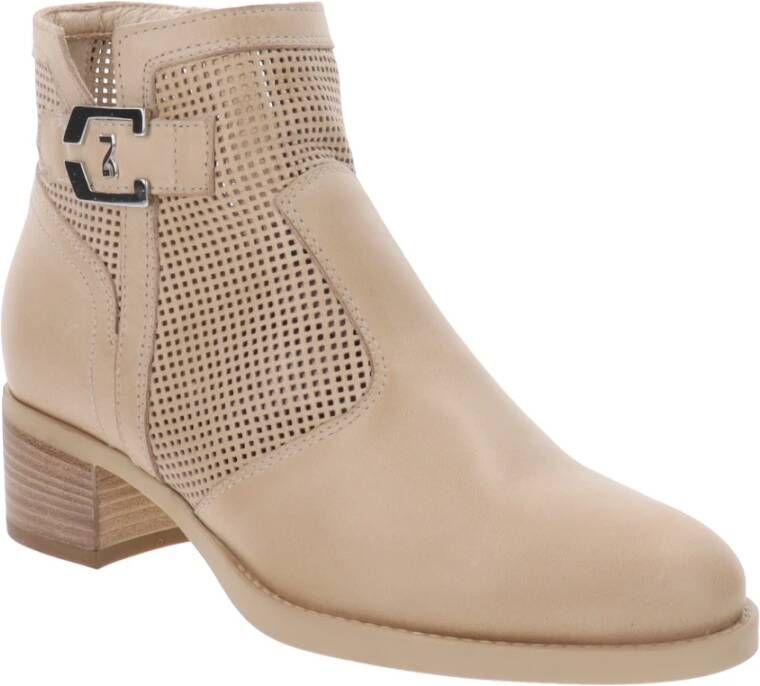 Nerogiardini Ankle Boots Beige Dames