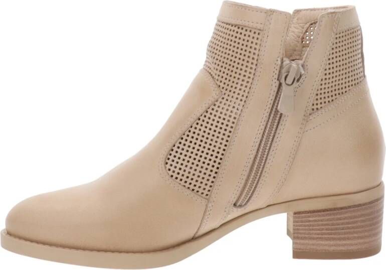 Nerogiardini Ankle Boots Beige Dames