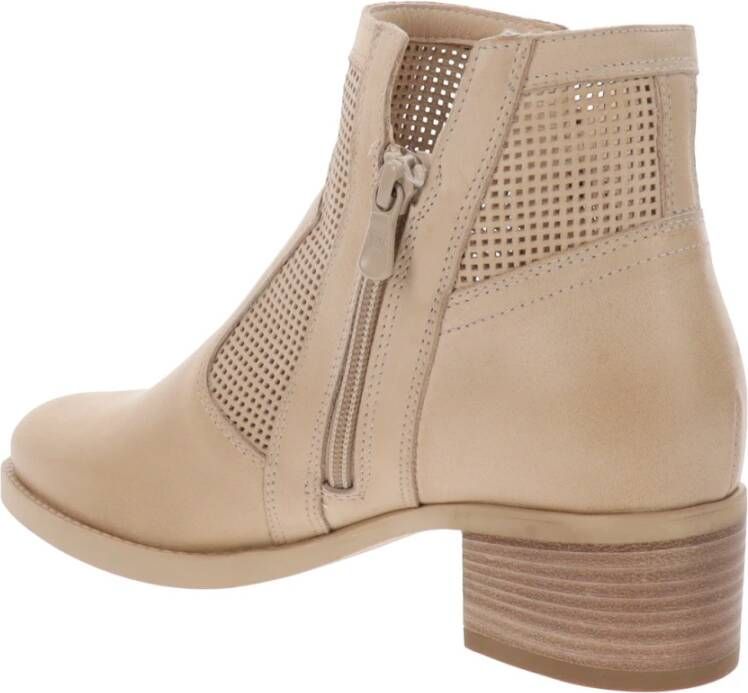 Nerogiardini Ankle Boots Beige Dames