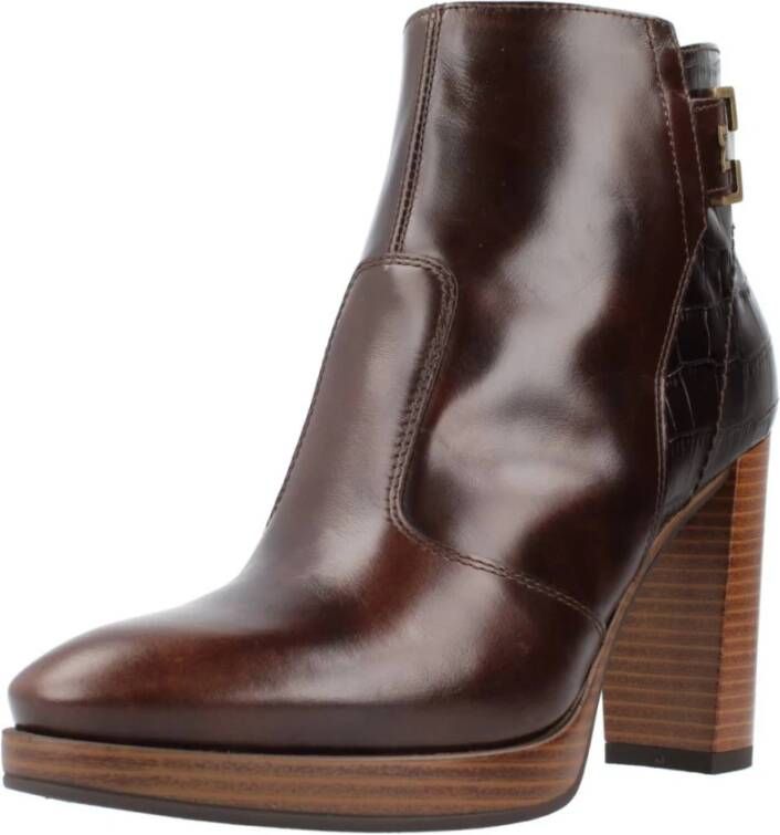 Nerogiardini Ankle Boots Brown Dames