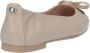 Nerogiardini Klassieke Leren Ballerina Schoenen Beige Dames - Thumbnail 11