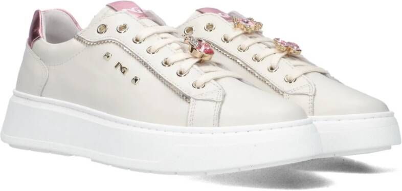 Nerogiardini Beige Dames Sneakers Beige Dames