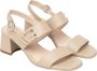 Nerogiardini Beige Jurk Sandalen met 6cm Zool Beige Dames - Thumbnail 6