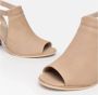 Nerogiardini Beige Leren Enkellaarzen met 7cm Hak Beige Dames - Thumbnail 20