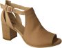 Nerogiardini Beige Leren Enkellaarzen met 7cm Hak Beige Dames - Thumbnail 41