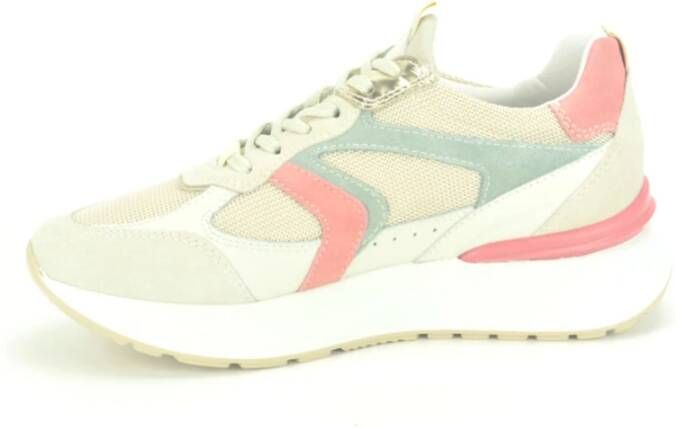 Nerogiardini Beige Multi Runner Sneakers Multicolor Dames