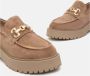 Nerogiardini Beige Platte Schoenen Beige Dames - Thumbnail 3