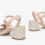 Nerogiardini Beige Sandaal met Strass Gesp Beige Dames - Thumbnail 6
