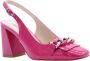 Nerogiardini Fuchsia Patent Slingback Sandalen Pink Dames - Thumbnail 7